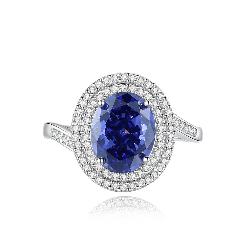 Women's sterling silver ring with heart-shaped tan sang colour zircon stone.