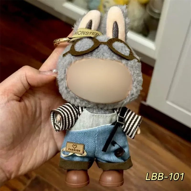 Plastic doll costume for 17cm vinyl figurine from LBB series