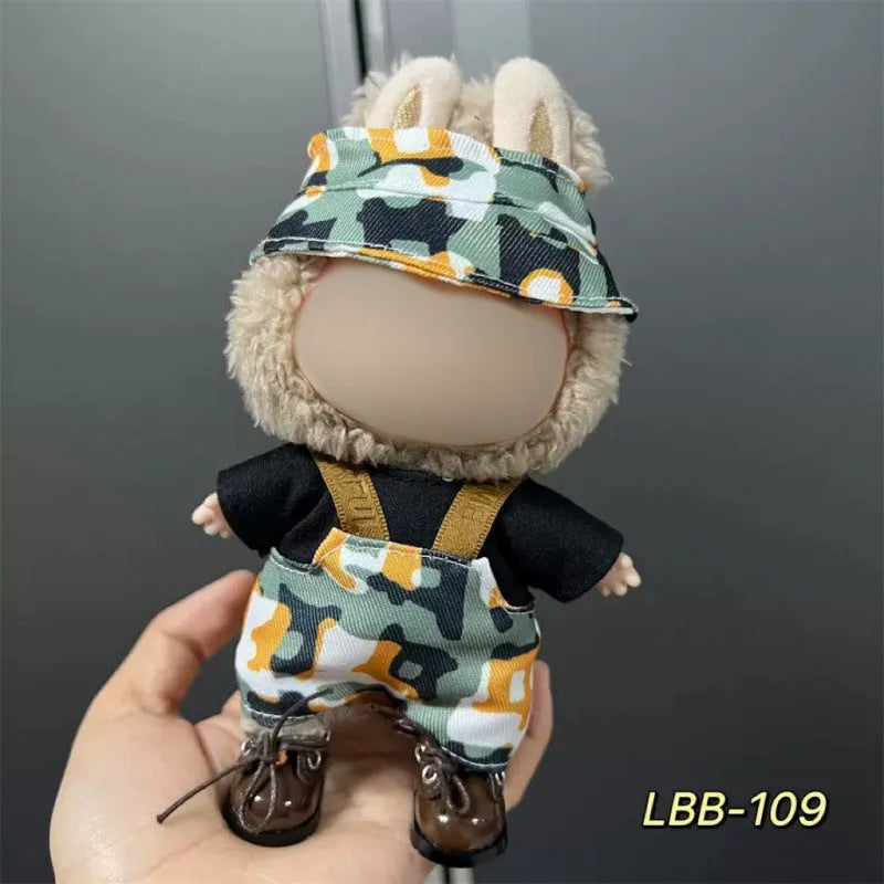 Plastic doll costume for 17cm vinyl figurine from LBB series