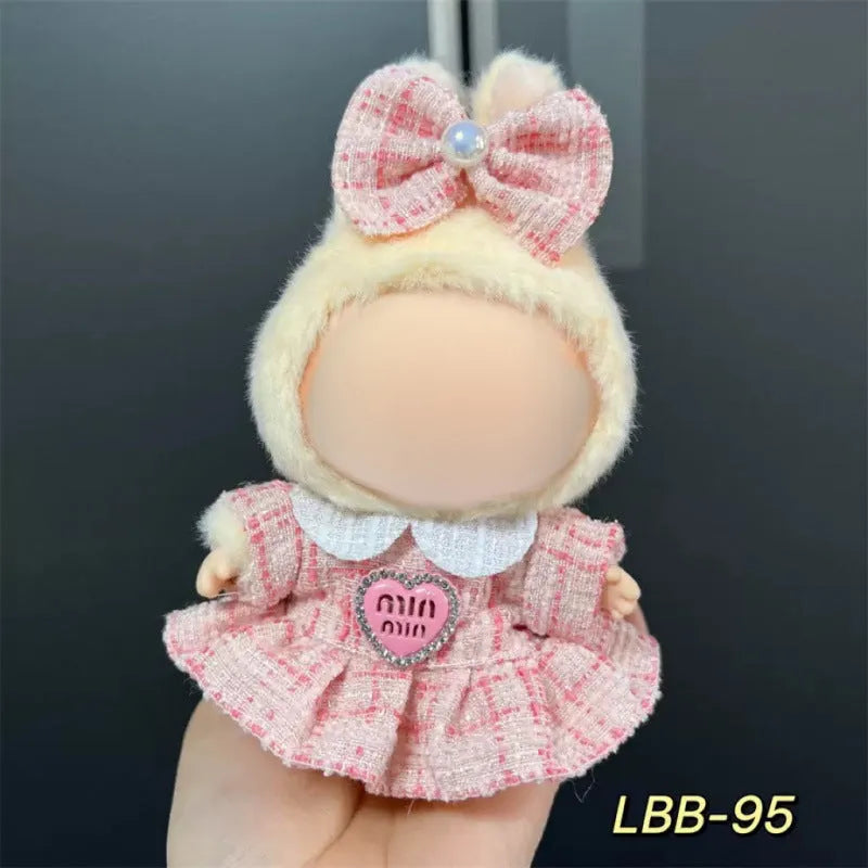 Plastic doll costume for 17cm vinyl figurine from LBB series