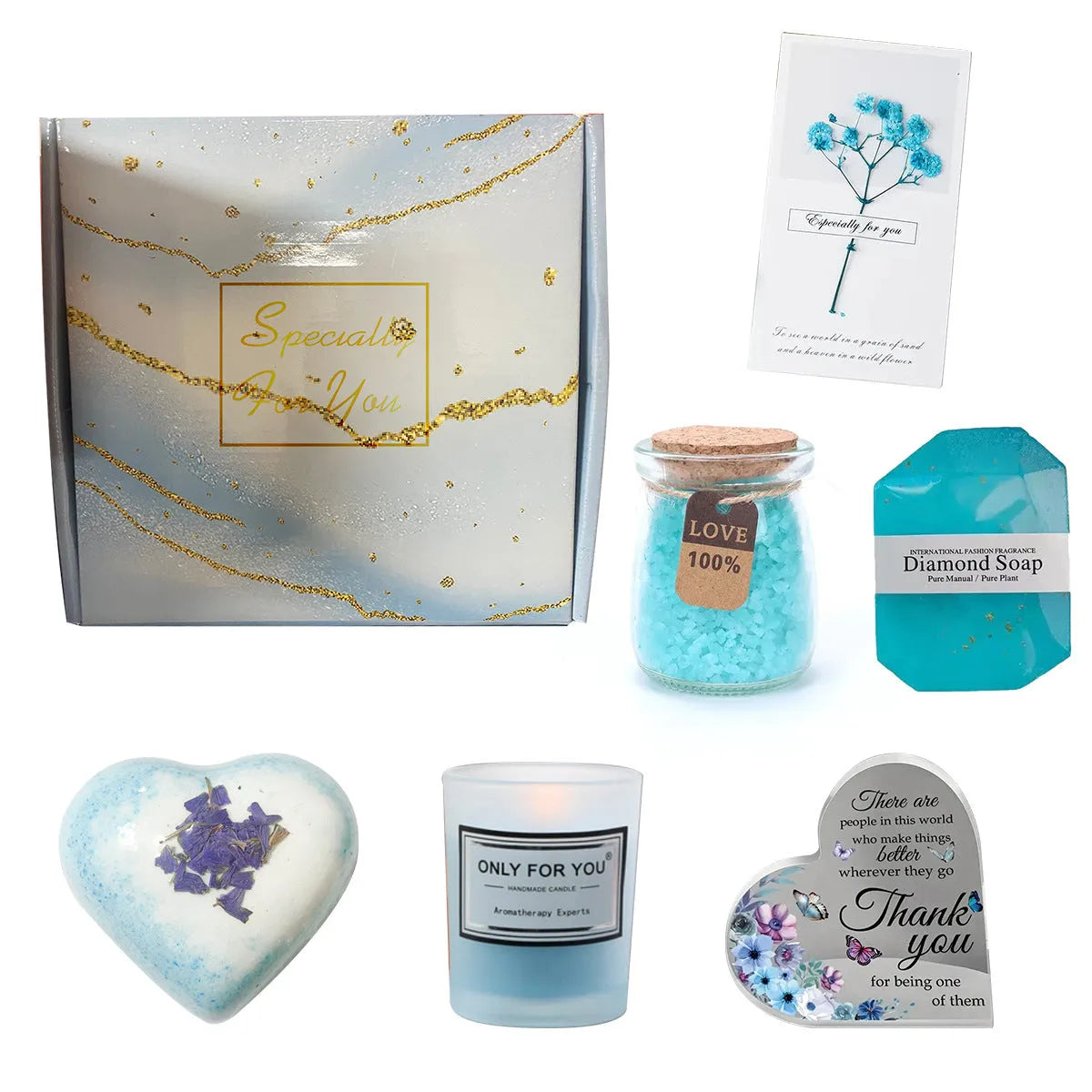 Soy wax aromatherapy candle gift box in modern style with multiple colour options including pink, sunflower, and black.