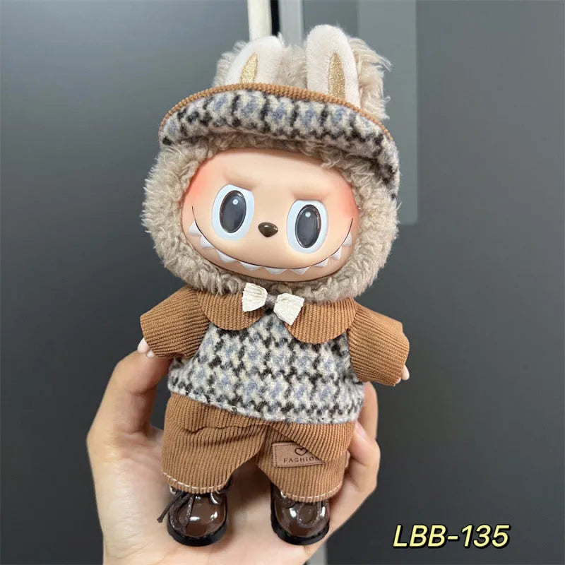 Plastic doll costume for 17cm vinyl figurine from LBB series