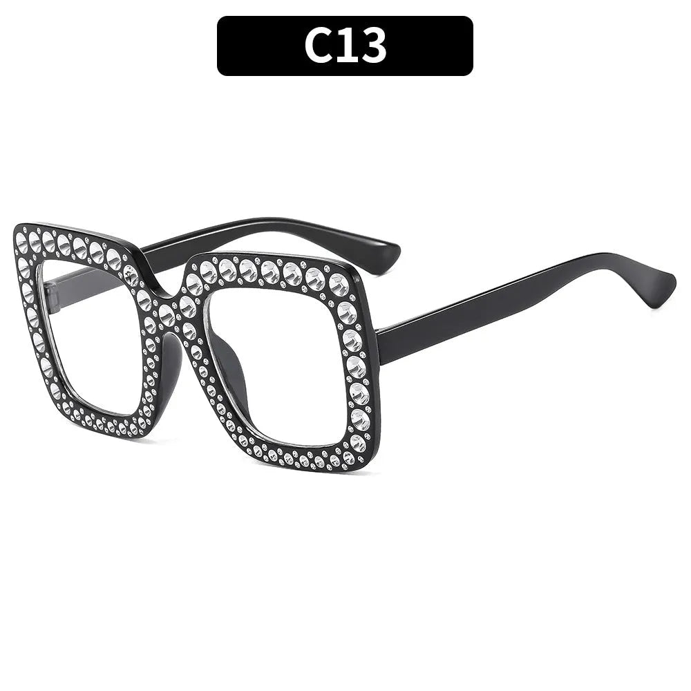 Plastic sunglasses storage case in assorted frame and lens colour options.