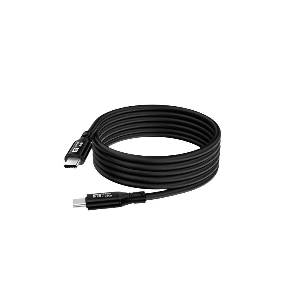Black 15 series C to C HDMI cable with Type-C connectors, 8K support