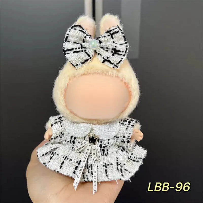 Plastic doll costume for 17cm vinyl figurine from LBB series