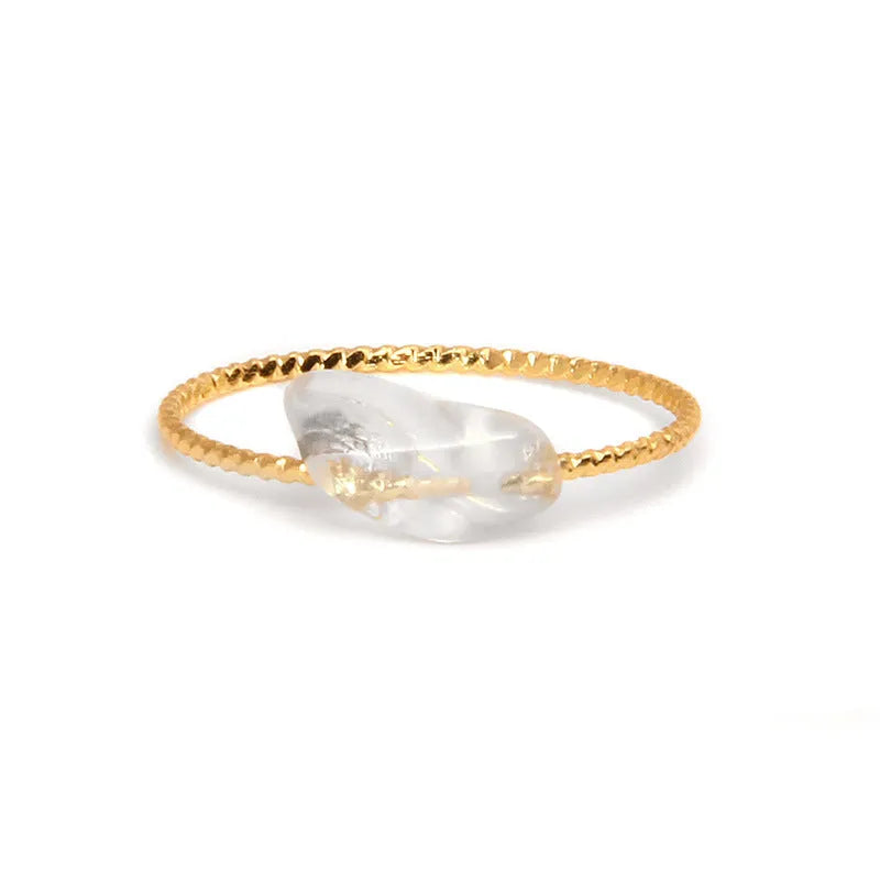 Original geometric agate women's ring in a selection of colours from BZ0072 to BZ0079.