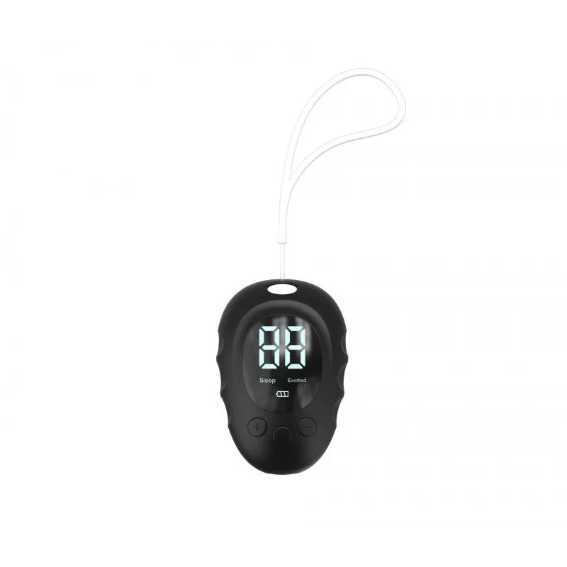 Silicone sleep aid hand grip monitor in white, black or green colours with charging cable