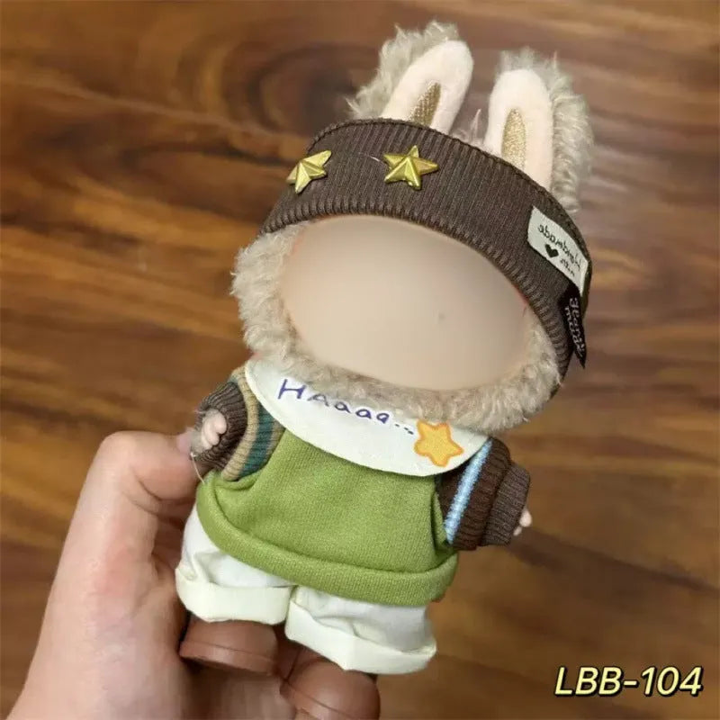 Plastic doll costume for 17cm vinyl figurine from LBB series