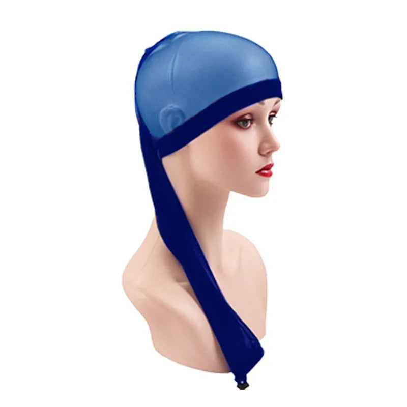 Mesh wig cap with elastic spandex construction in multiple colour options
