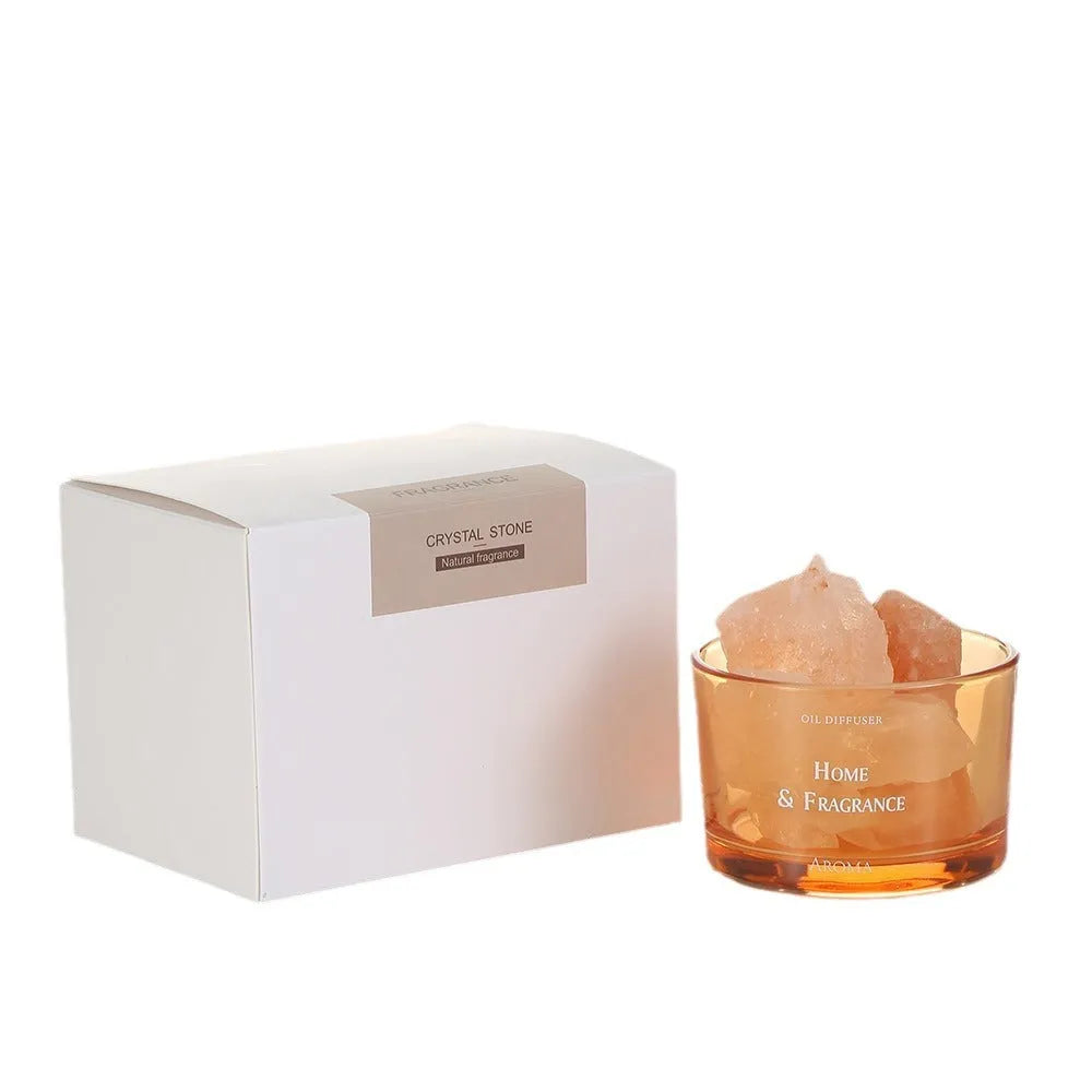 Girls' light perfume household fire-free aromatherapy crystal with 20ml essential oil bottles