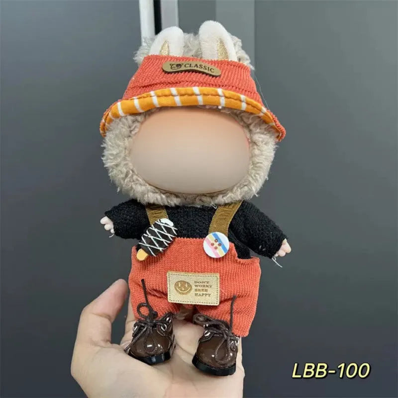 Plastic doll costume for 17cm vinyl figurine from LBB series