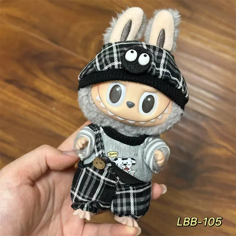 Plastic doll costume for 17cm vinyl figurine from LBB series