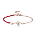 925 silver moissanite rope bracelet women geometric design 50 points certificate option