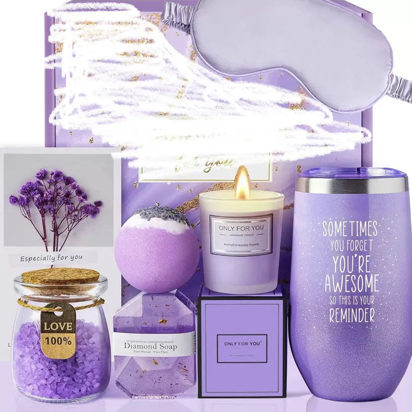 Soy wax aromatherapy candle gift box in modern style with multiple colour options including pink, sunflower, and black.