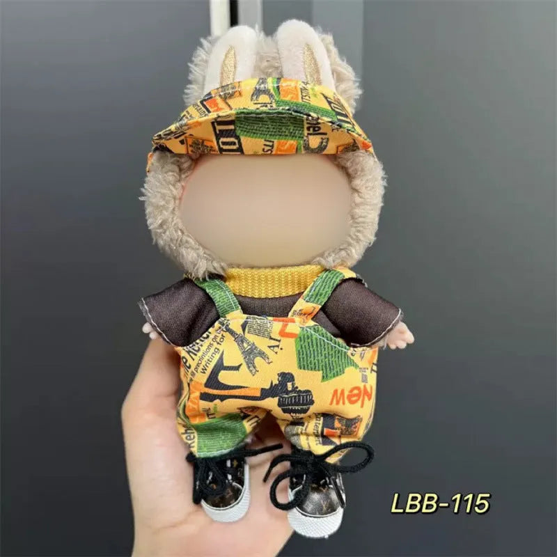 Plastic doll costume for 17cm vinyl figurine from LBB series