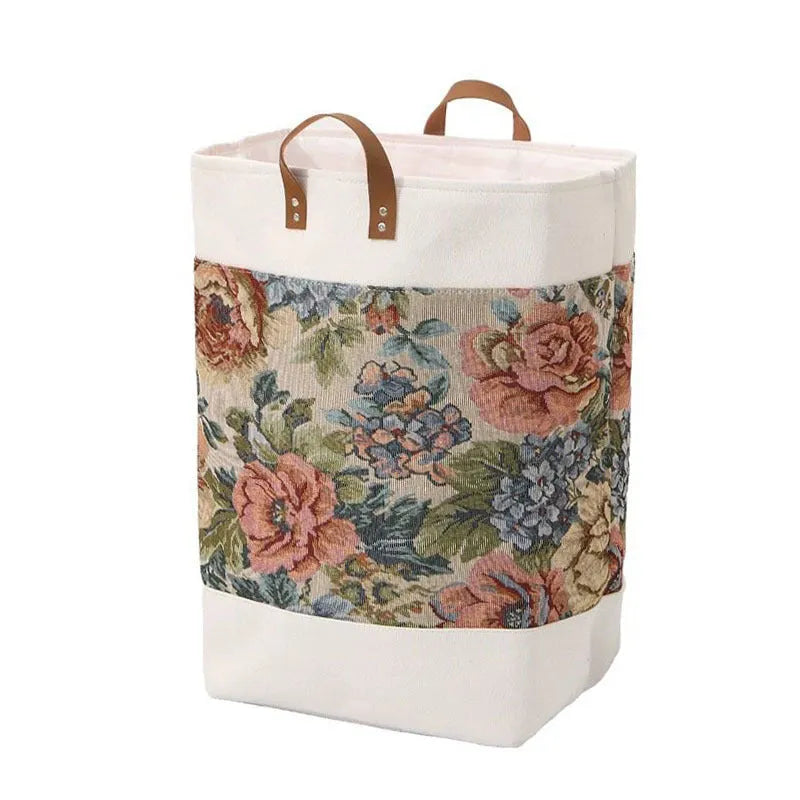 35x35x55cm fabric storage bag in colourful bear design for clothes and quilt organisation