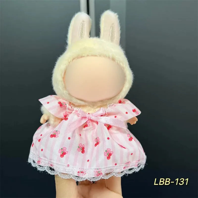 Plastic doll costume for 17cm vinyl figurine from LBB series