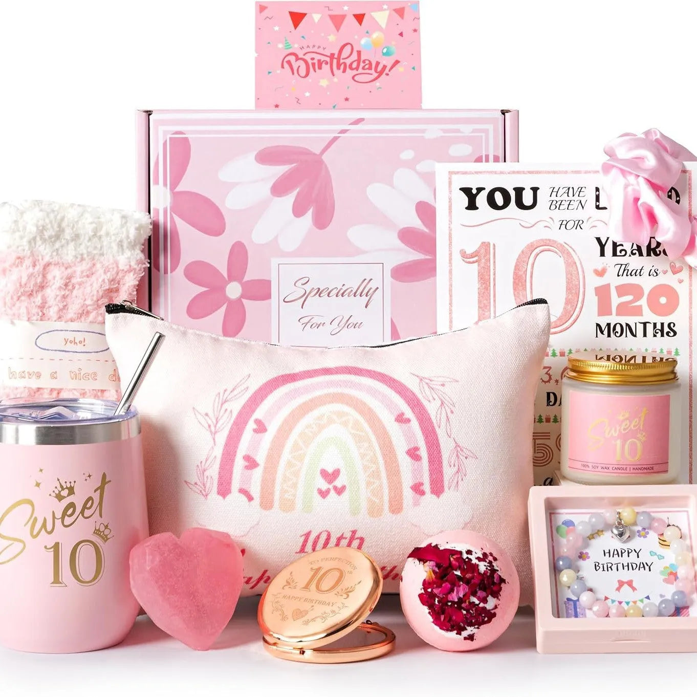 Soy wax aromatherapy candle gift box in modern style with multiple colour options including pink, sunflower, and black.
