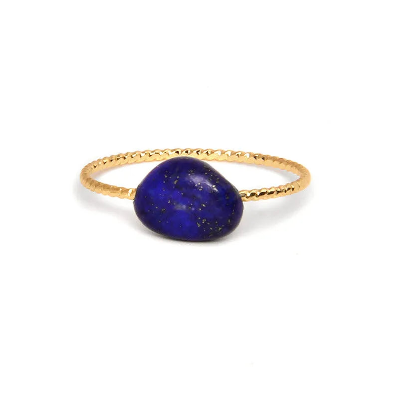Original geometric agate women's ring in a selection of colours from BZ0072 to BZ0079.