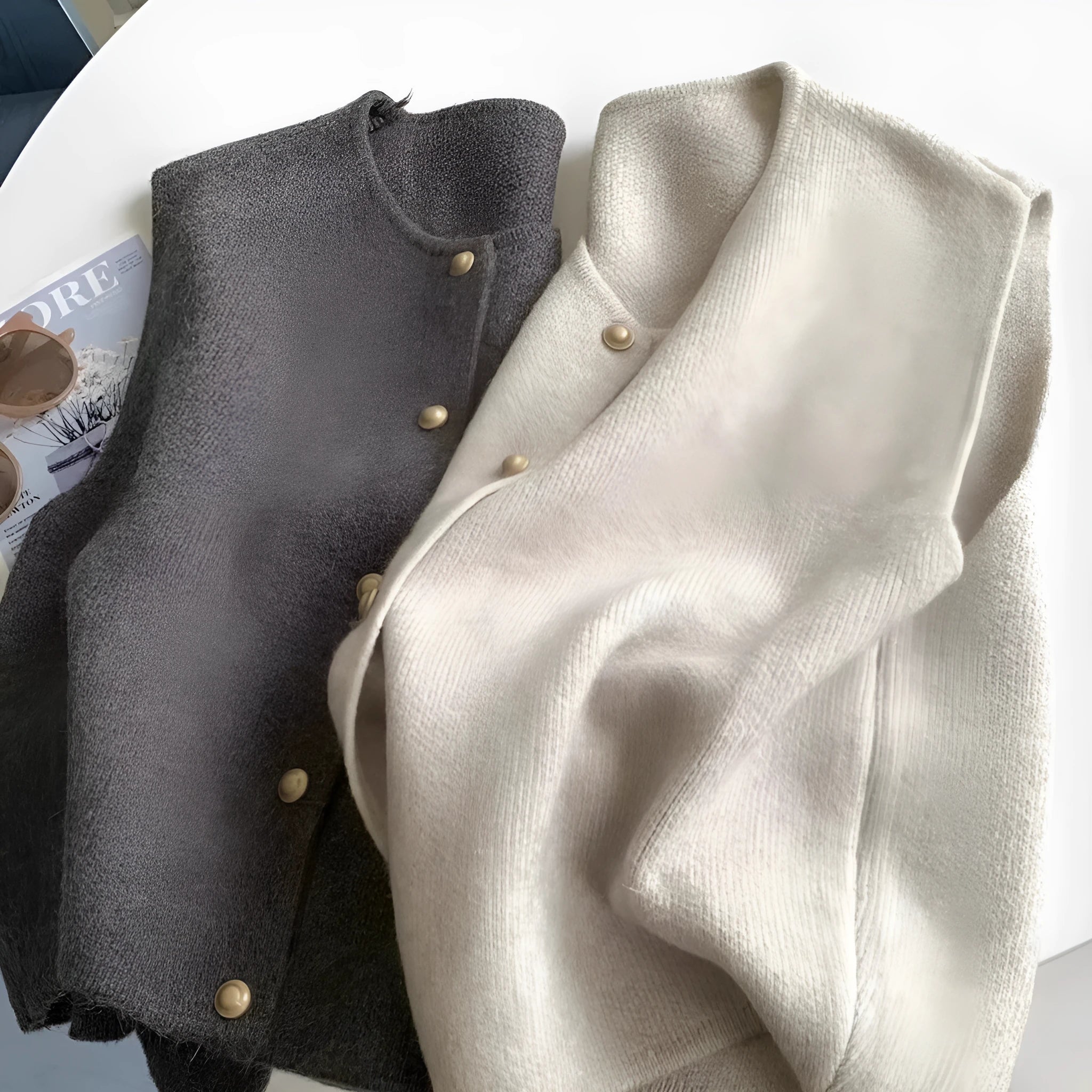 Women's polyester pullover jumper with half sleeves in six colour options