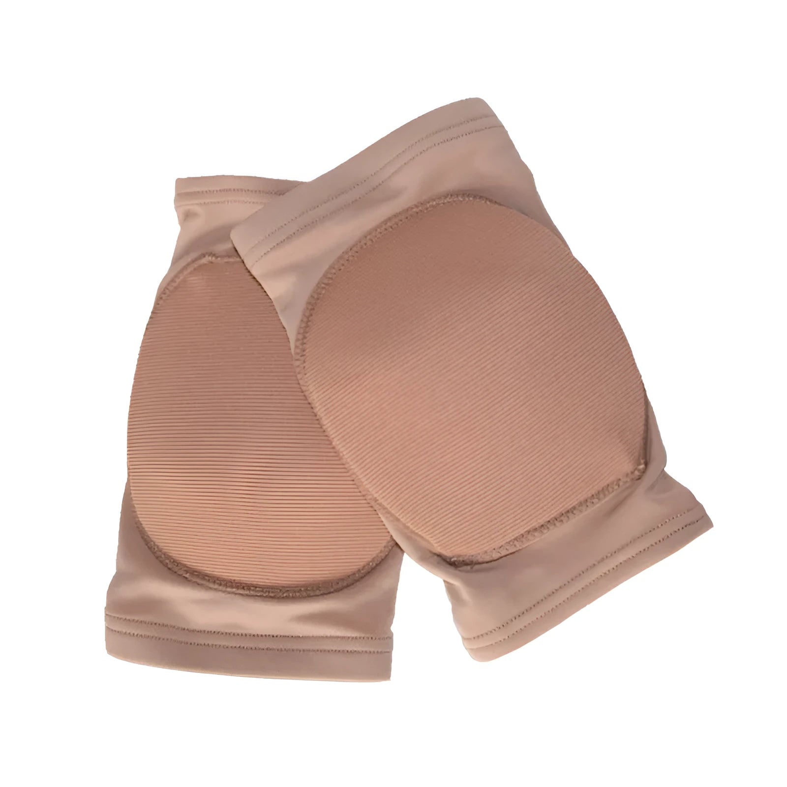 Ballet dance knee pads for yoga and exercise in skin colour and black with five size options