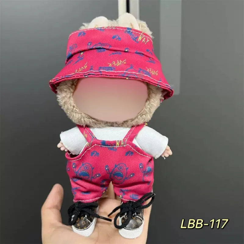 Plastic doll costume for 17cm vinyl figurine from LBB series