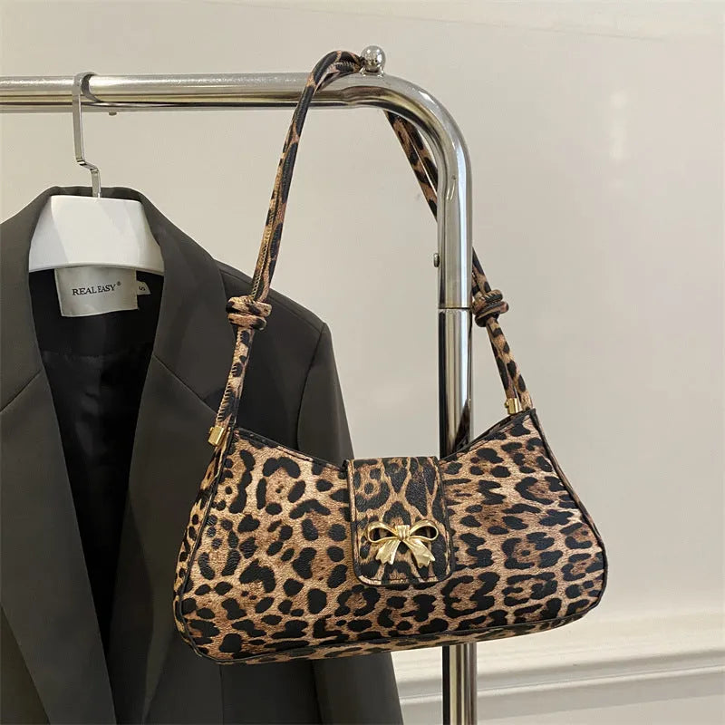Women's casual PU shoulder bag with sandwich pocket in black, brown, coffee, or khaki.