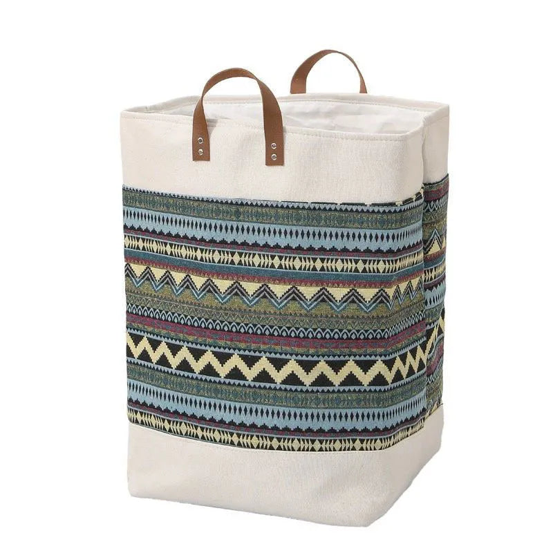 35x35x55cm fabric storage bag in colourful bear design for clothes and quilt organisation