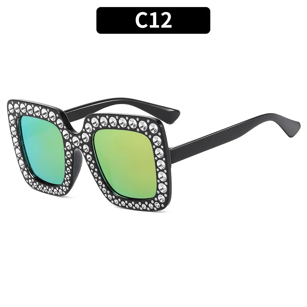 Plastic sunglasses storage case in assorted frame and lens colour options.