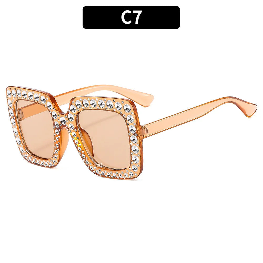 Plastic sunglasses storage case in assorted frame and lens colour options.