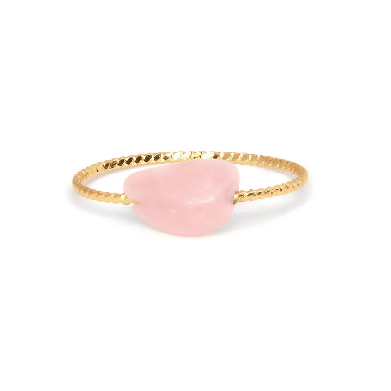 Original geometric agate women's ring in a selection of colours from BZ0072 to BZ0079.