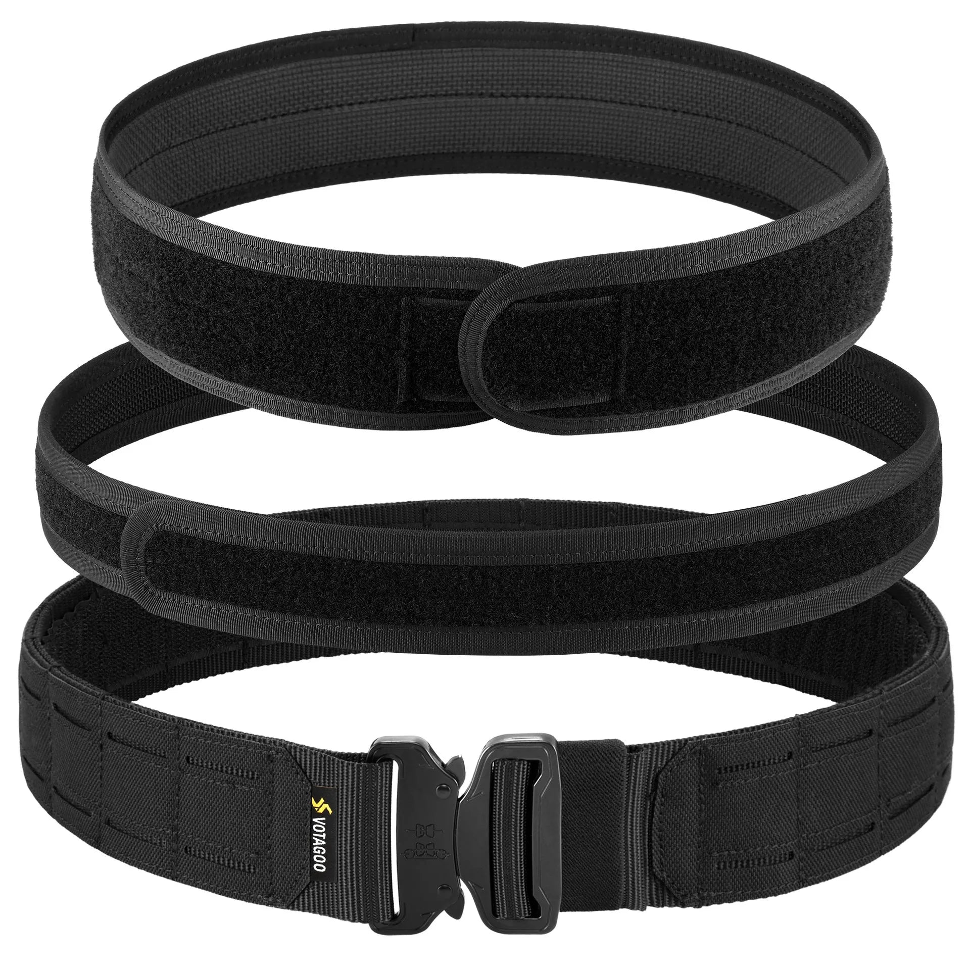 VOTAGOO 2-inch thick tactical belt with alloy quick-release buckle in CP camouflage colour.