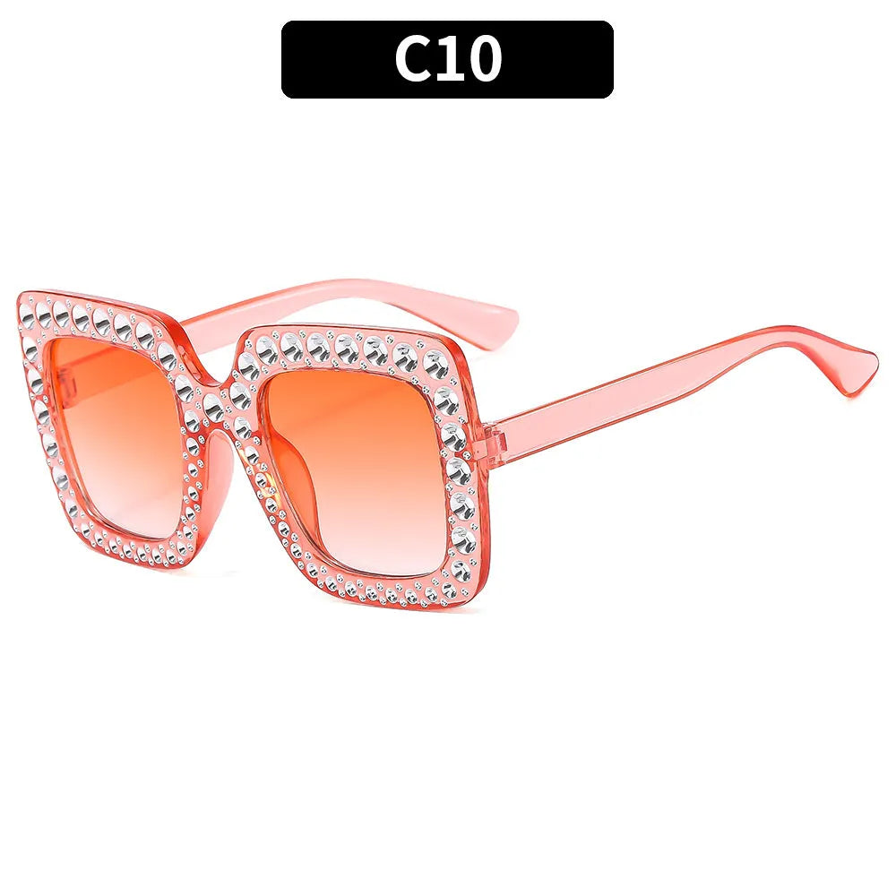 Plastic sunglasses storage case in assorted frame and lens colour options.