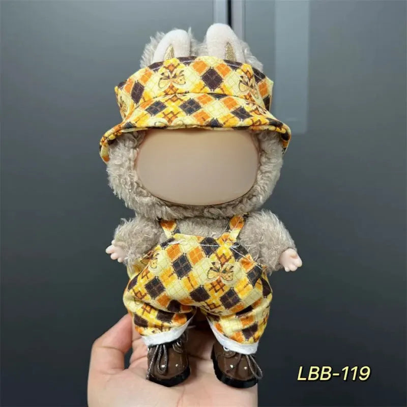 Plastic doll costume for 17cm vinyl figurine from LBB series