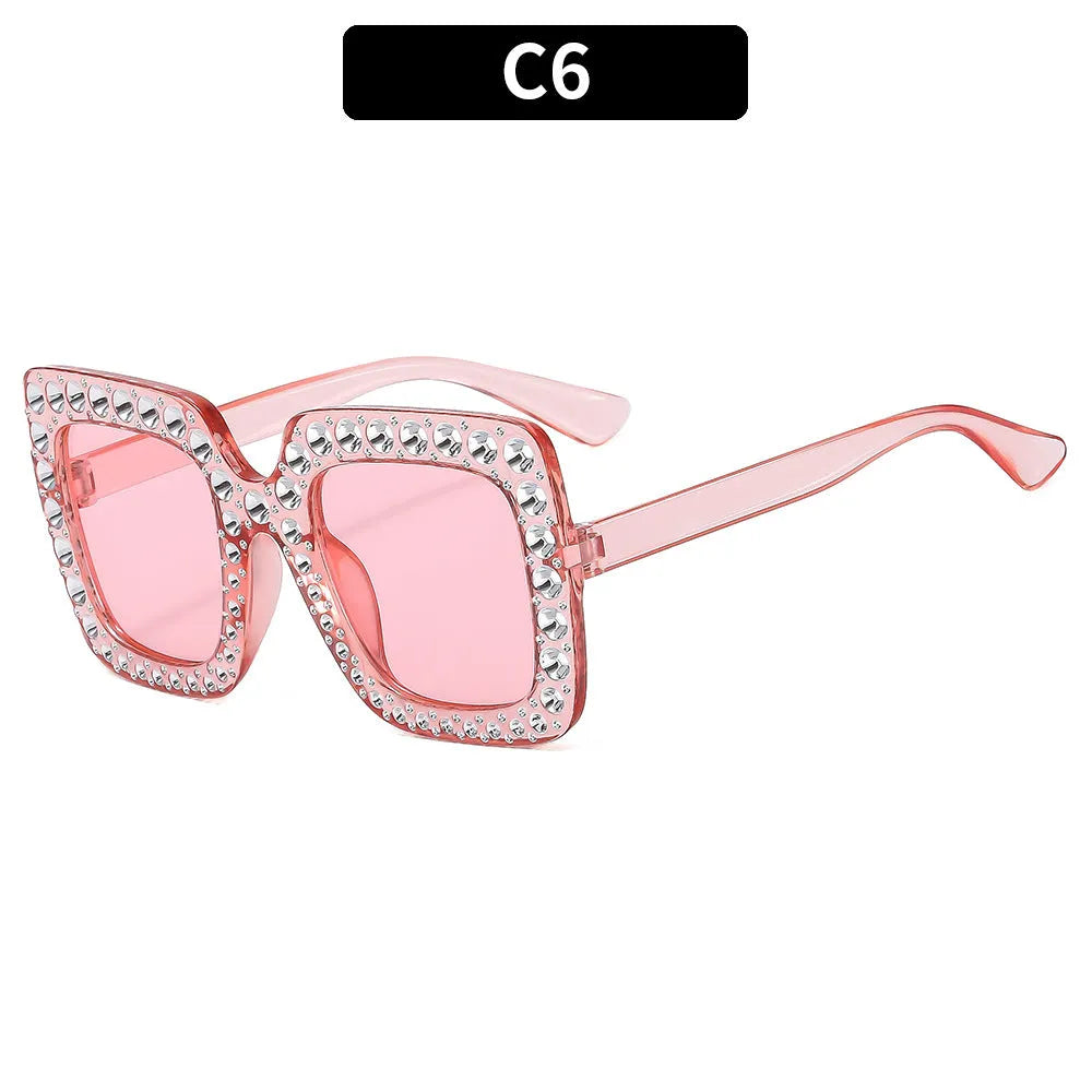 Plastic sunglasses storage case in assorted frame and lens colour options.