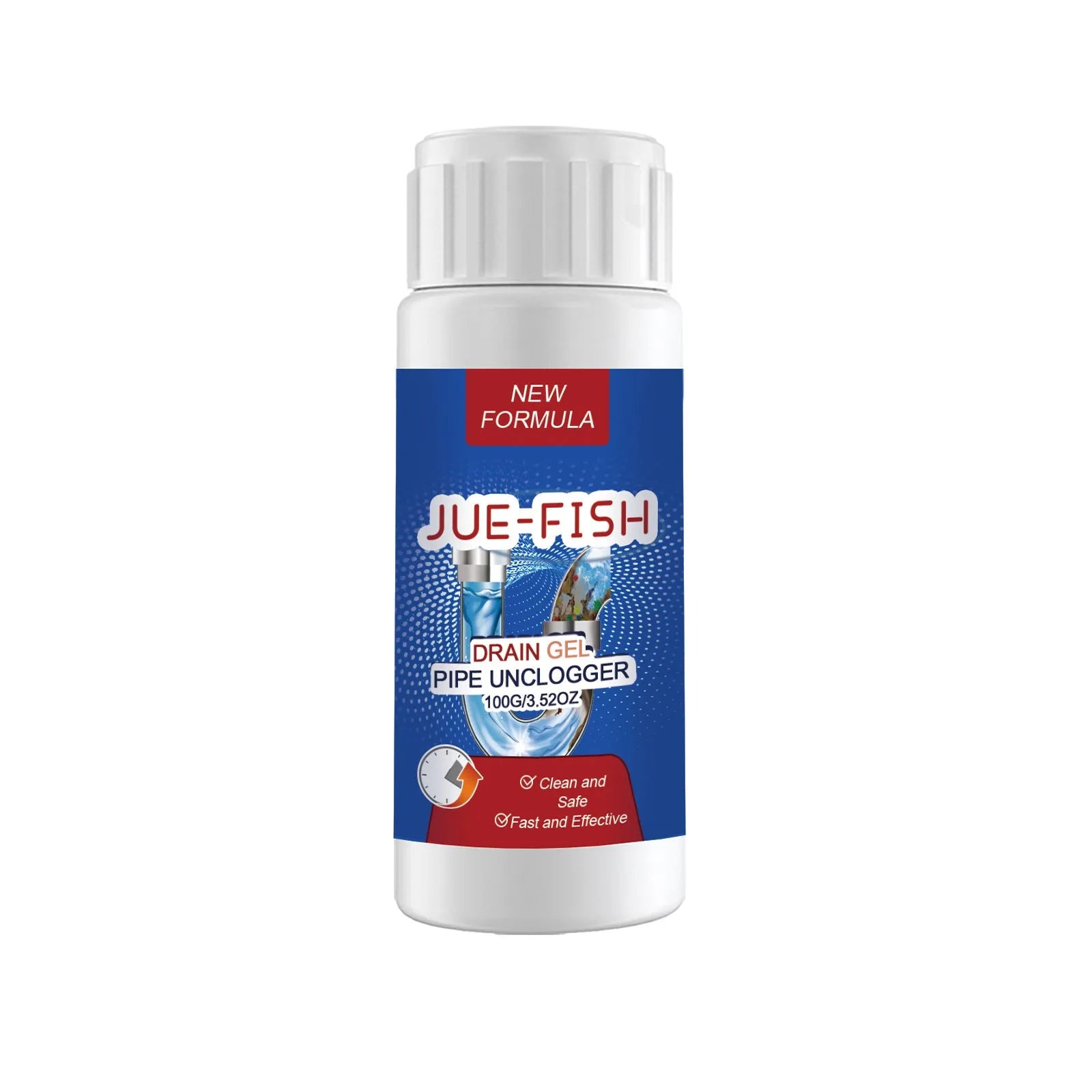 100g pipe dredge agent bottle for kitchen and bathroom sewer drain cleaning and odour removal