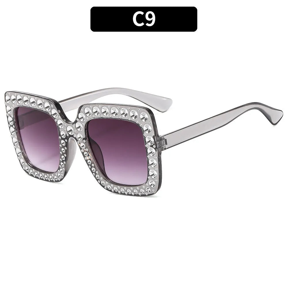 Plastic sunglasses storage case in assorted frame and lens colour options.