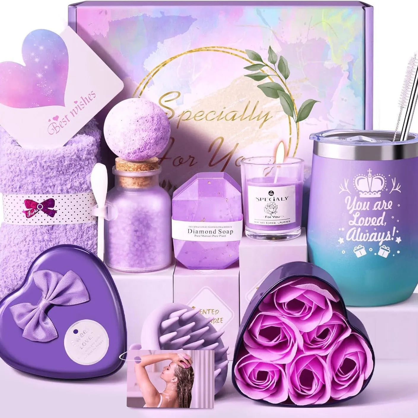 Soy wax aromatherapy candle gift box in modern style with multiple colour options including pink, sunflower, and black.