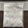 Aluminium foil sealed storage bags in three sizes: small 20×13cm, medium 23×17cm, and large 26×29cm