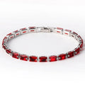 Women's fashion bracelet with electroplated golden finish and zircon decorative stones