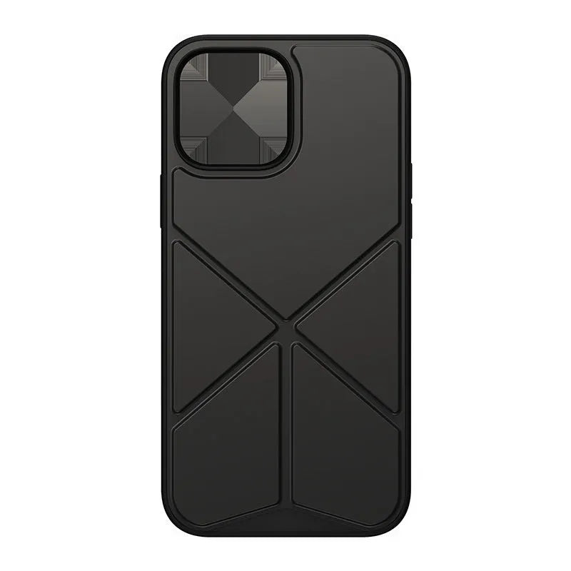 Black and blue TPU back cover cases for iPhone 13, iPhone 13 Pro, and iPhone 13 Pro Max.