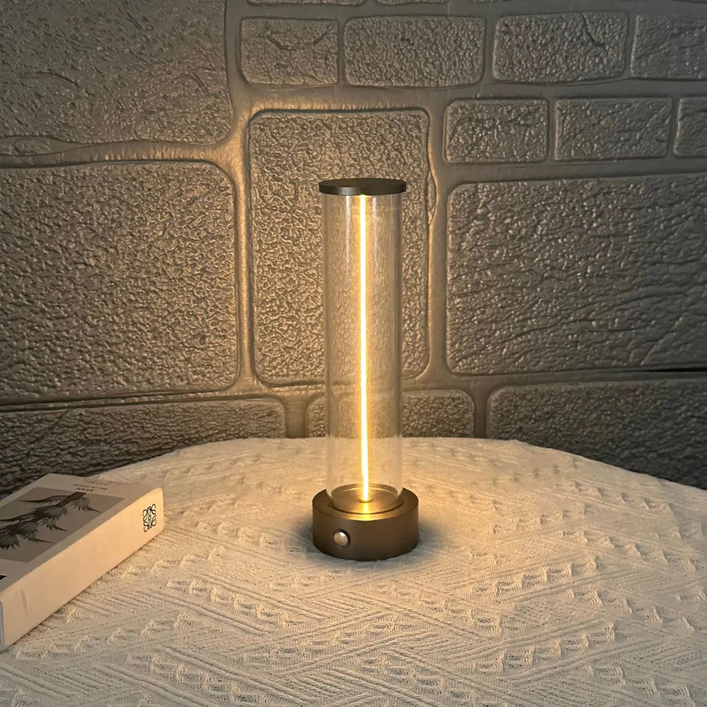 USB charging LED line glass magnetic suction light strip with modern design