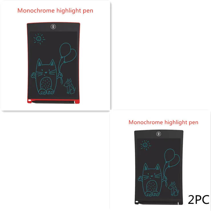 8.5 inch black LCD writing tablet H8S with flexible display and one-key clear button