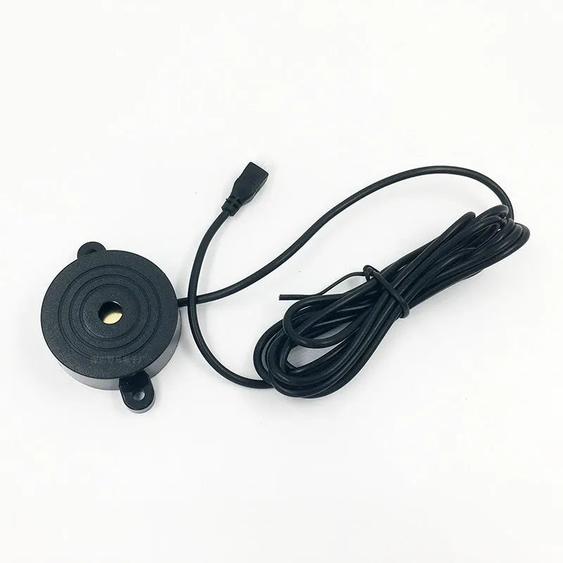 Four ultrasonic parking sensors and control module for vehicle reversing radar system with buzzer alerts