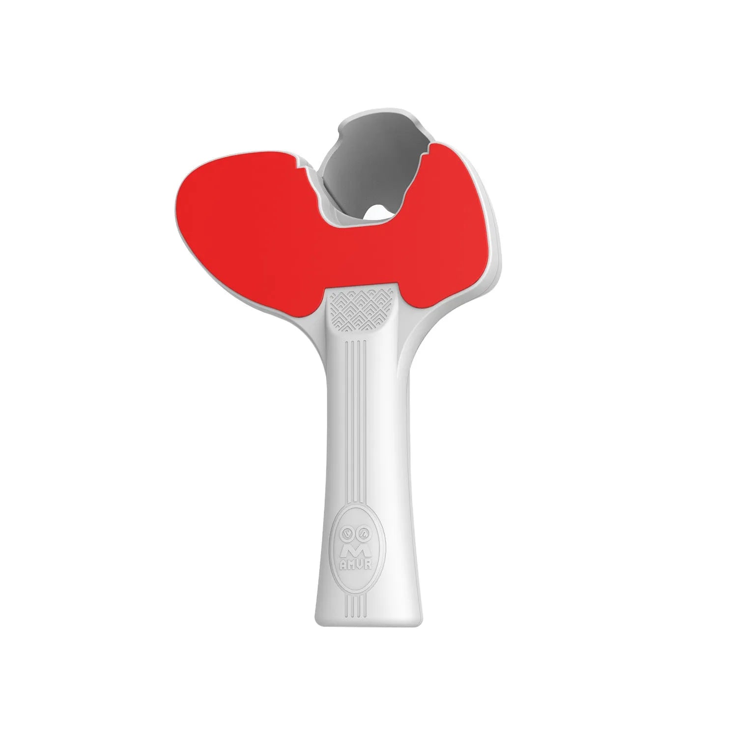 Red and blue plastic silicone hand grip accessory for Pico 4 VR controllers measuring 160x110x80mm