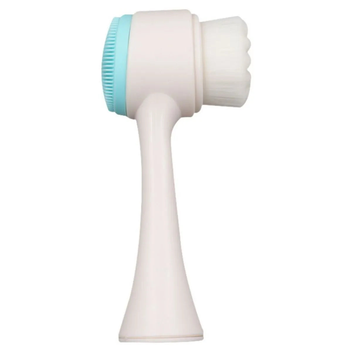 Blue nylon pet paw brush for dogs and cats measuring 13.5cm long