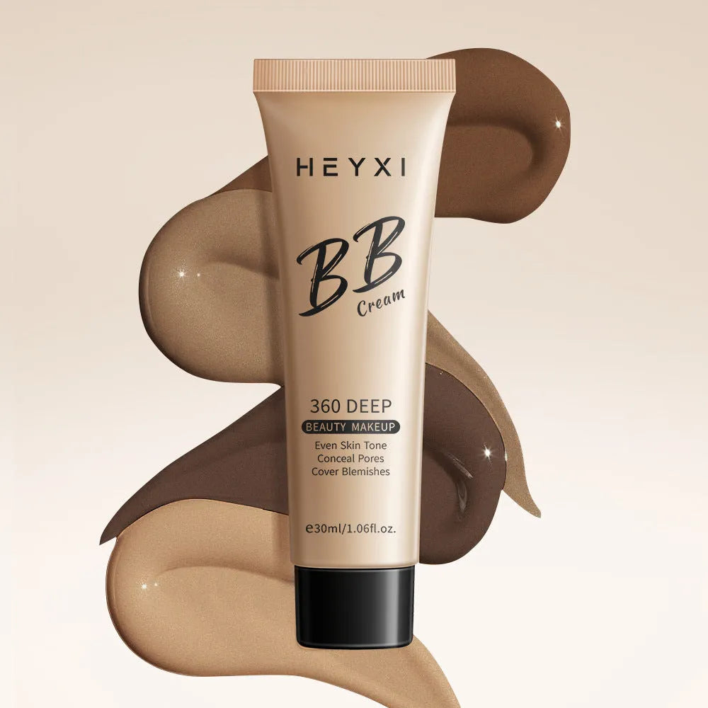 Waterproof BB cream with four colour options for sweat-proof makeup coverage