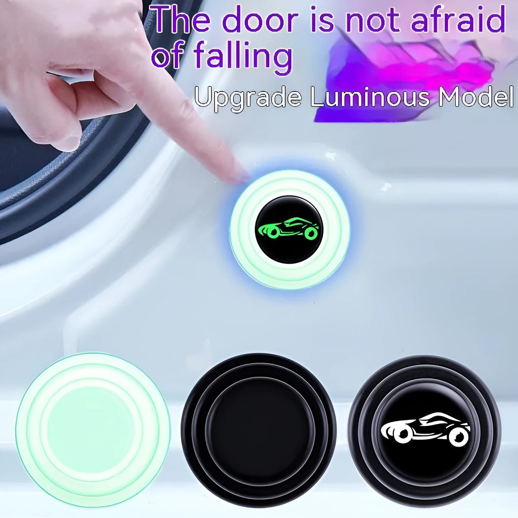 20mm silicone car door shock pads in black and luminous colours for door edge protection