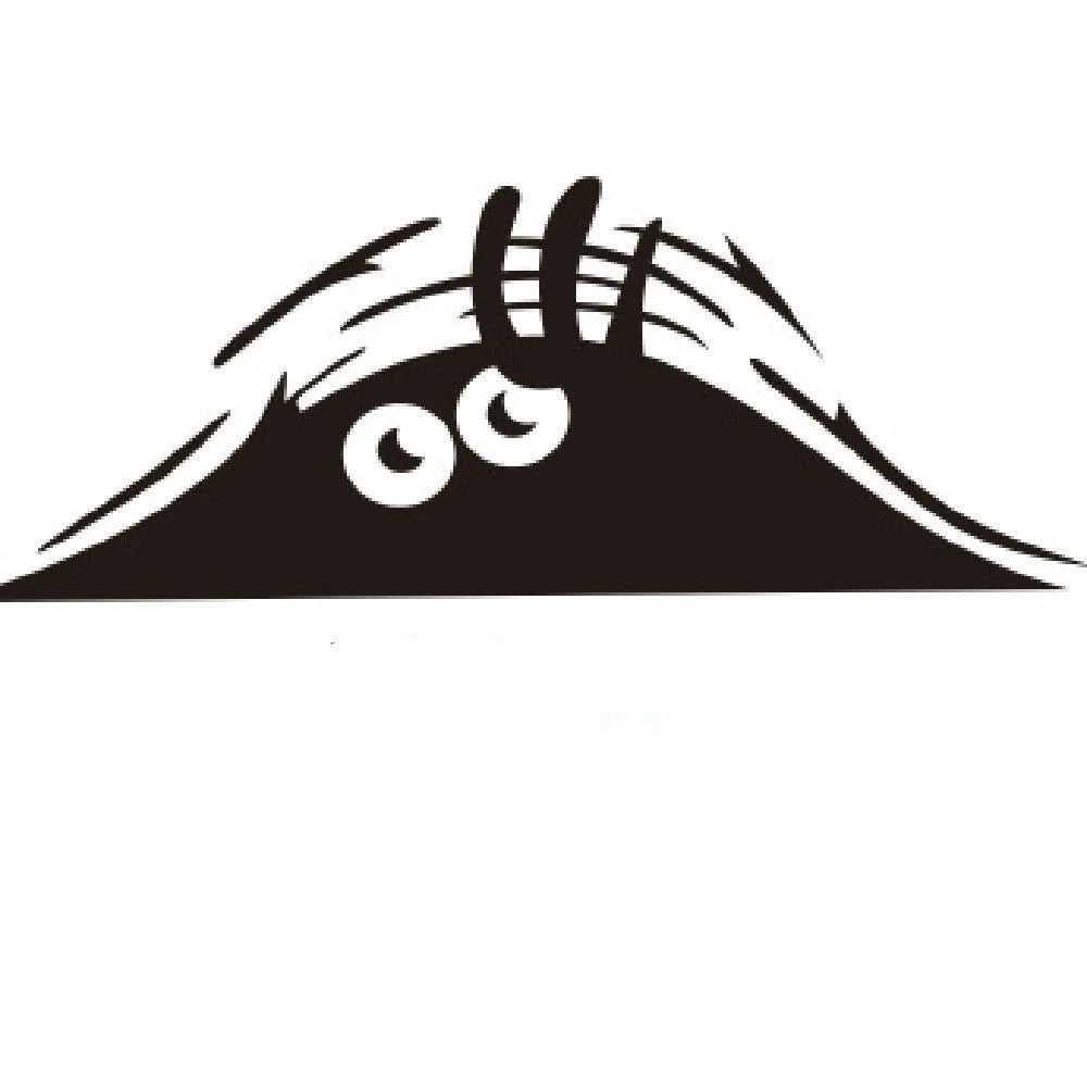 Set of four self-adhesive body sticker designs showing smiley and angry faces.