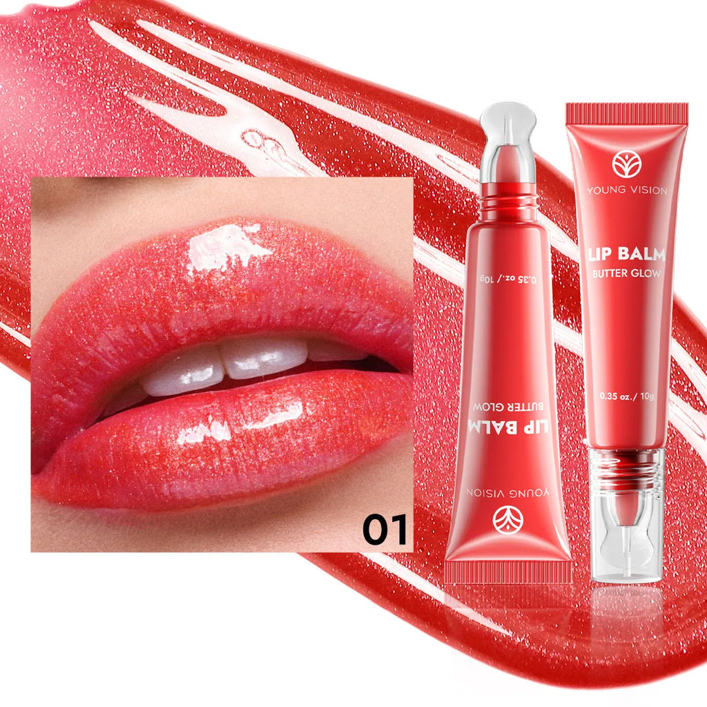 Modular plug hose lip gloss in six colours with moisturising natural stereo finish 10g standard size